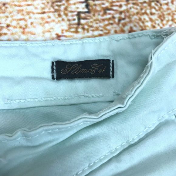 ZARA Collection Slim Fit Denim Baby Blue Teal SKINNY Jeans Women's Size US 2 - Picture 7 of 11